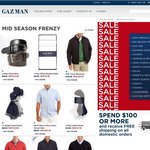 GAZMAN Mid-Season Frenzy Online Sale- up to 60% off