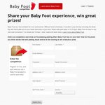 Free Sample of Baby Foot (Foot Exfoliant)