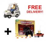 Remote control Booze cruiser + Free RC Golf cart - Great Easter gifts low price + FREE Delivery