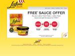 FREE Latina Sauce when you buy one of their fresh pastas (cashback)