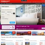 10% off Hotels.com Bookings