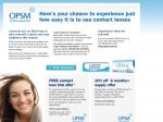 Free Contact Lens Trial - OPSM
