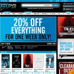 20% off All DVDs, Blu-Rays, Games @ EzyDVD