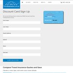 Receive your FREE Discount Card for Travel Insurance from Travelinsurance.com.au