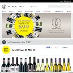 16x Bottes of Wine $99 Delivered (Save up to $136.84) @ Cellarmasters