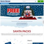 FREE 6 X 4" Photo with Santa @ Select Harvey Norman Stores