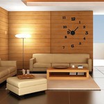 43% off Creative Modern Time DIY Wall Clock Only US $5.09, Free Shipping@Newfrog