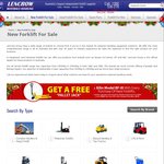 $219 Pallet Jack for Free by Lencrow Forklifts on Purchase of Every New Forklift