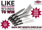 Win 1 of 15 Knife Sets (Valued at $169ea) from BeefEater Barbeques