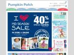 Free Gift with any Online Purchase at Pumpkin Patch - Limited Time