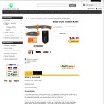 Bear Grylls Gerber Survival Sheath Knife - Only $24.90 Inc Free Post [Save 58%] 123Deals.com.au