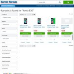Harvey Norman: Nokia Lumia 830 (All Colours) $358 (Free Pick-up/ $5.95 Urban Delivery)