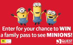 Win a Family Pass to See Minions These School Holidays with Quest Newspaper (QLD)