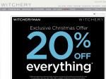 Witchery 20% off Everything Instore on or Line