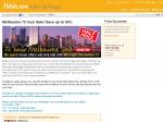 Hotels.com 72 hours Melbourne Hotel Sale, 50% off