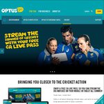 FREE Cricket Australia Live Pass (Valued $29.99) for OPTUS Customers + DATA Free Streaming