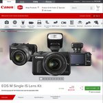 Canon EOS-M + 18-55mm Lens + Flash 90ex - $229 Shipped @ Canon Store