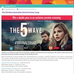 Win 1 of 80 Double Movie Passes to The 5th Wave Bris, Syd, Melb from Penguin Teen