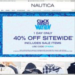 Nautica 40% off Sitewide + Free Shipping
