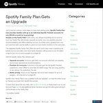 Spotify Family Plan Upgraded to 6 Accounts for $17.99/Mth