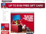 Bridgestone - Buy Four Tyres - Get up to $100 Coles Gift Card