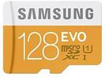 Samsung 128GB EVO Class 10 Micro SDXC Card with Adapter up to 48MB/s (MB-MP128DA/AM) US $45.04 (~AU $59.40) Shipped @ Amazon