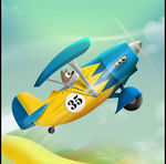 [iOS] Tiny Plane - Infinite Puppy Airplane Racing - Free (Was US$0.99) @ iTunes