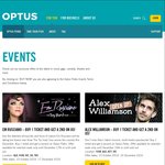 Buy 1 Ticket Get 1 Free to Selected Comedy Shows @ Optus Perks - Em Rusciano, Alex Williamson, Frenchy, Neel Kolhatkar
