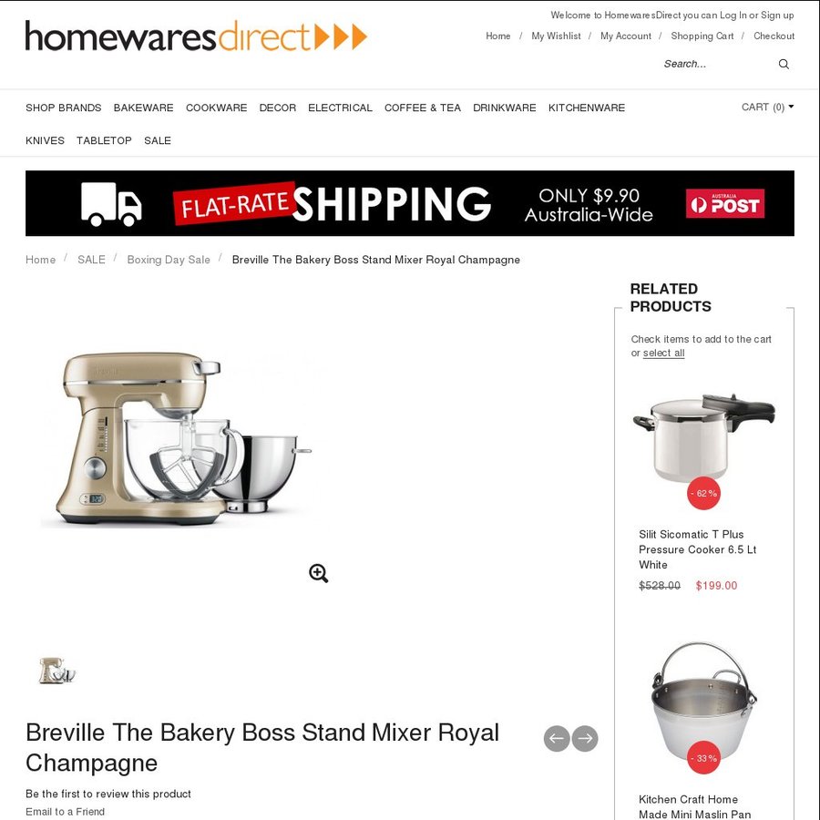 Breville Bakery Boss Mixer Bem825 499 9 90 Shipping