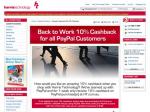 Harris Technology Paypal Customers Get 10% Cashback