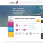 [VentraIP Australia] Australia Day Sale. 80% off Shared Web Hosting. 20% off .AU Domain Name Registration (New Customers)