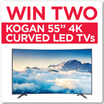 Win Two 4k Curved LED TV's from Kogan