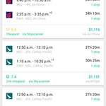 New York from $1151 Return with Cathay Pacific (Feb-Mar 2017) via Skyscanner