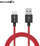 BlitzWolf (BW-TC1) USB Type-C Braided Cable 1m with Magic Strap US$3.18 (US$3.04/AU$4 via App) Delivered @ AliExpress Blitzwolf