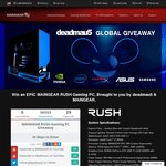 Win a Maingear RUSH Gaming PC [i7-6900K/ASUS X99-E Motherboard/32GB DDR4/1080 Ti] from Maingear/deadmau5