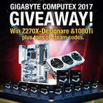 Win a GIGABYTE GeForce® GTX 1080 Ti Gaming 11G Worth $948 or 1 of 13 Other Prizes from GIGABYTE