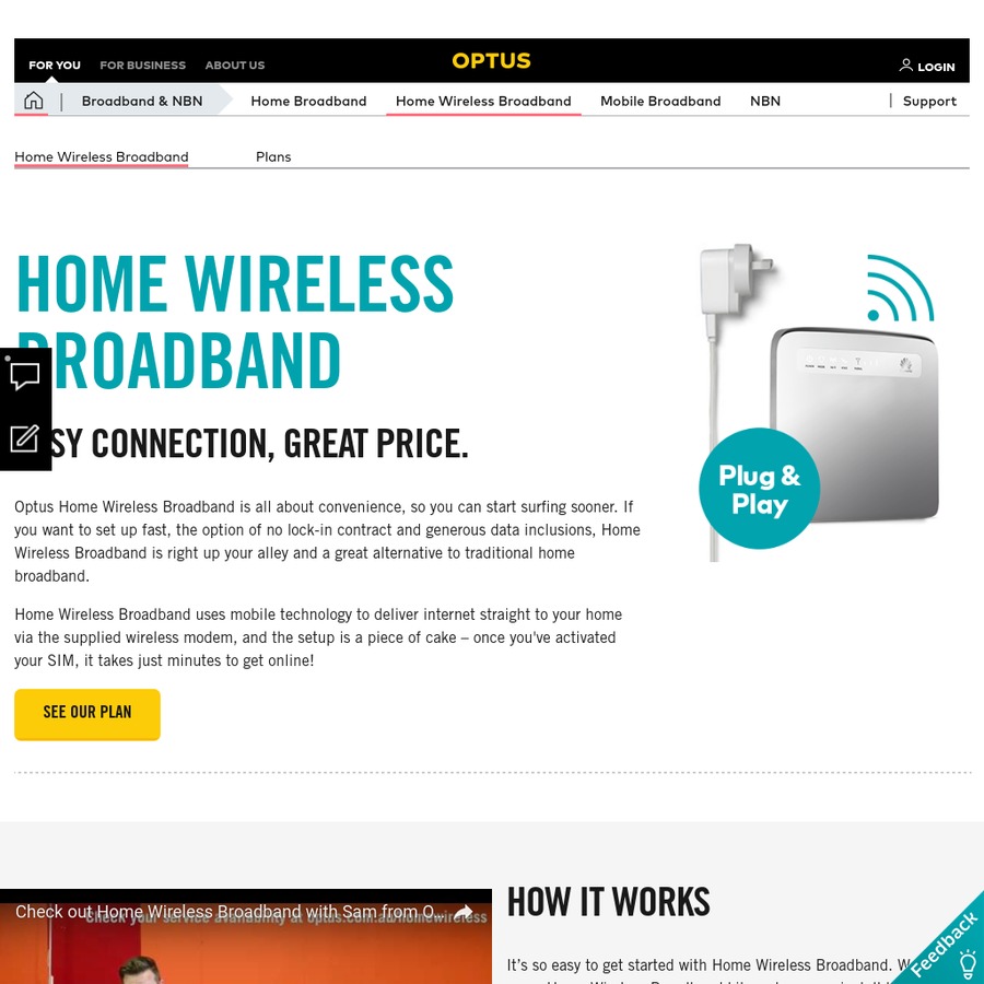 Optus 200GB Wireless Broadband (up To 12/1mbps) - $60/Month To Month ...