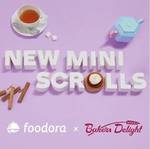 Free 4pcs Mini Cinnamon Scrolls from Baker's Delight Via Foodora (Delivered) Mon-Fri before 3pm