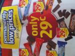 Aldi Brand Assorted Chocolate Bars 29c