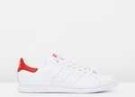 THE ICONIC: adidas Originals Stan Smith in White/ Red ~$60 Delivered (When You Add $9 Item)