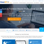 Free Easeus Partition Master Pro V12.5 (Value US $39.95)