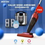 Win a Vacuum Cleaner and Other Coupons Worth $5000 from BESTEK