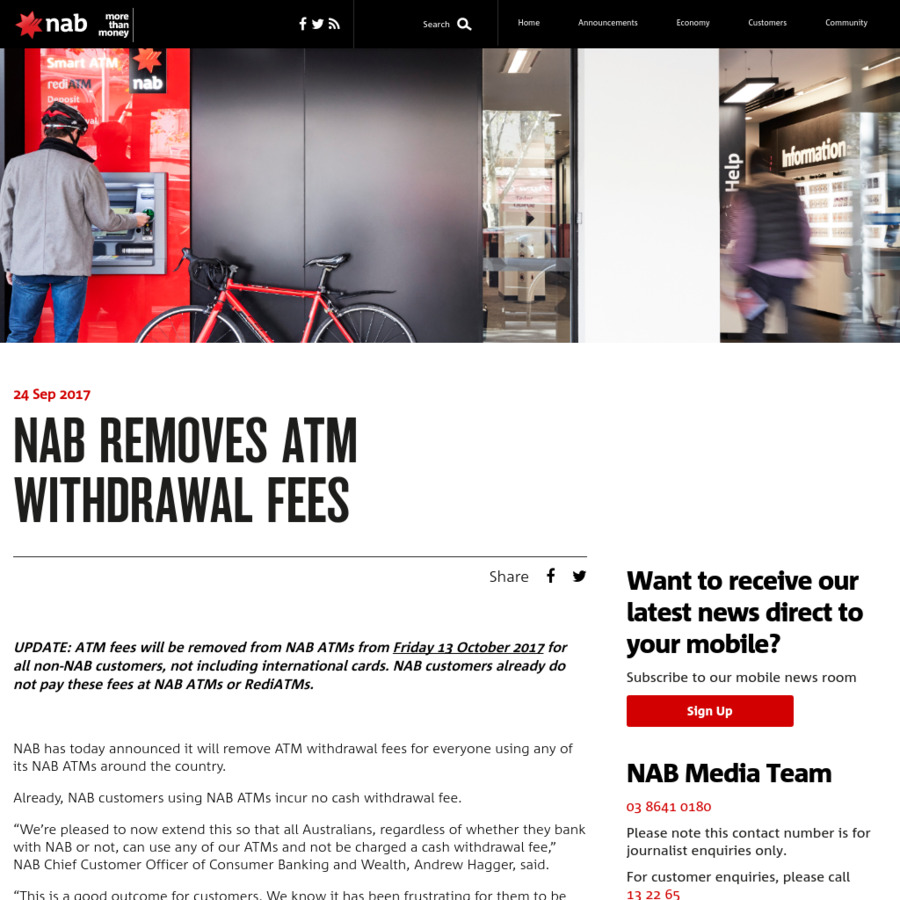 Nab Westpac Anz Bank No Atm Withdrawal Fees No Matter Who You