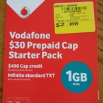 [QLD, Browns Plains] Vodafone $30 Prepaid Cap Starter Pack for $2 at Harvey Norman