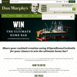 Win a Tait Trace Drinks Trolley Worth $2,290 & $250 Dan Murphy's Gift Card from Woolworths