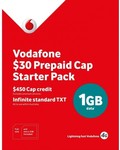 Vodafone $30 Multi-Fit Pre-Paid Starter Pack & $30 Nano Pre-Paid Starter Pack $9.98/Each @ Harvey Norman Free C&C