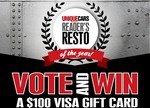 Win 1 of 5 $100 Visa Cards from Trade Unique Cars