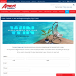 Win 1 of 6 Argos Hanging Egg Chairs Worth $329 from Super A-Mart