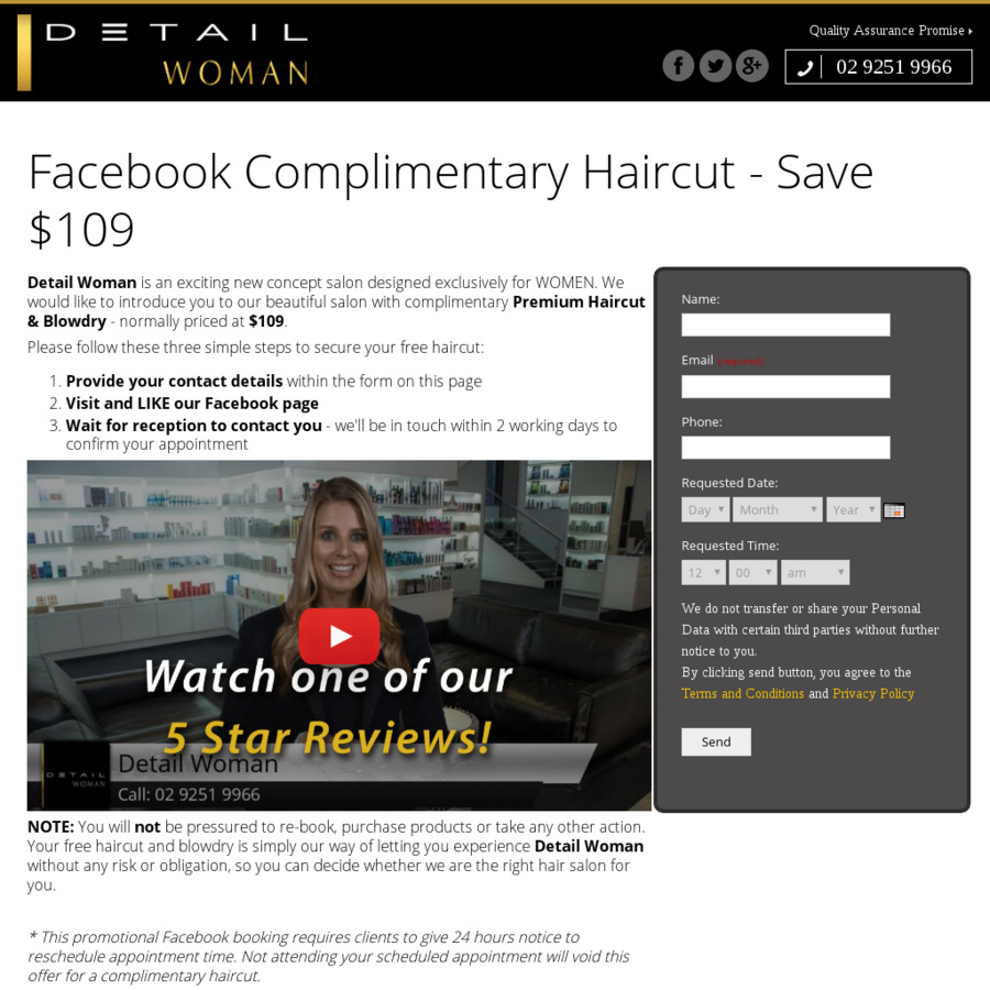 [NSW] Free Haircut and BlowDry Detail Woman Sydney CBD (Mon Wed) OzBargain