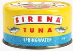 ½ Price Sirena Tuna 185g Varieties $2 @ Woolworths